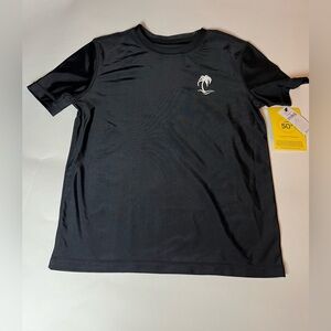 NWT boys Gap size 6-7 (boys size small) black swim guard top.